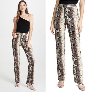 I.AM.GIA brandy snakeskin print high waist pant